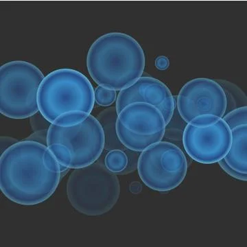 Vector ball blue background eps10 Illustrazione stock