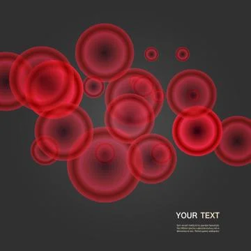 Vector ball blue background eps10 Stock Illustration