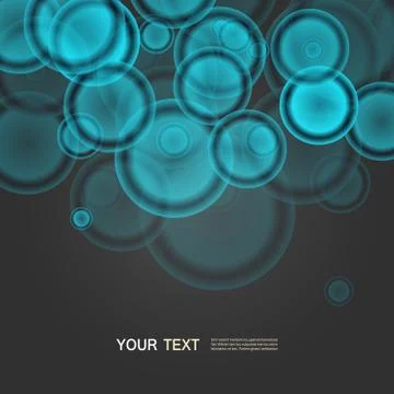 Vector ball blue background eps10 Stock Illustration