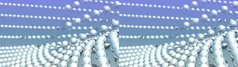 Vector Ball Wave - Stereoscopic 3D 库存影片 21374406