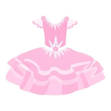 Vector ballet tutu in pink tones Stock Illustration