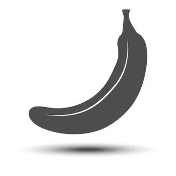 Vector banana icon Stock Illustration
