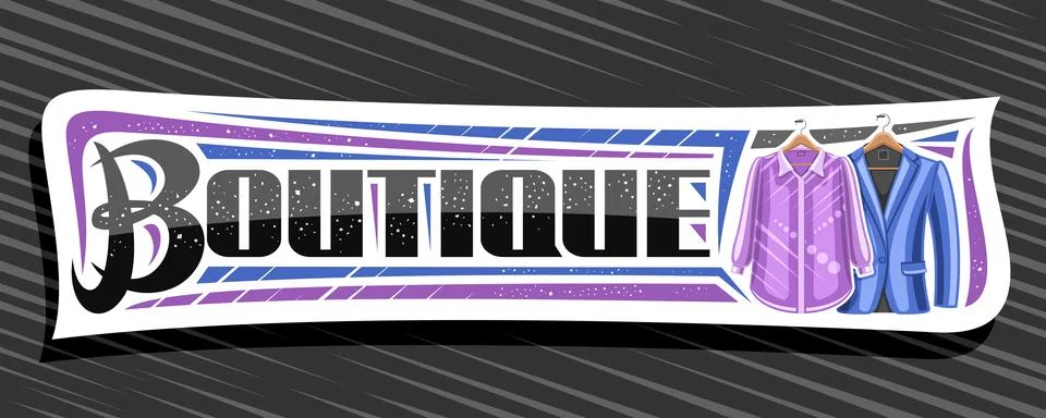 Vector banner for Boutique Stock Illustration
