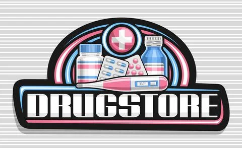 Vector banner for Drugstore Stock Illustration