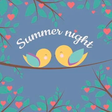 Vector Banner with fairy tale background Stock Illustration