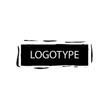 Vector banner with frame and place for logo. Vector illustration eps 10 Stock Illustration