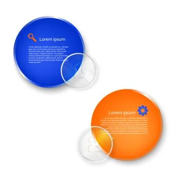 Vector banner with a glass surface for your business titles. Eps Stock Illustration