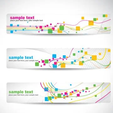 Vector banner Stock Illustration