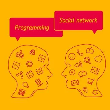 Vector banner - never stop learning Stock Illustration