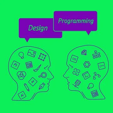 Vector banner - never stop learning Stock Illustration