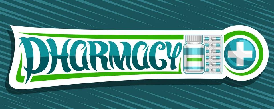 Vector banner for Pharmacy Stock Illustration