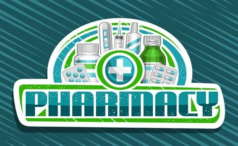Vector banner for Pharmacy Stock Illustration