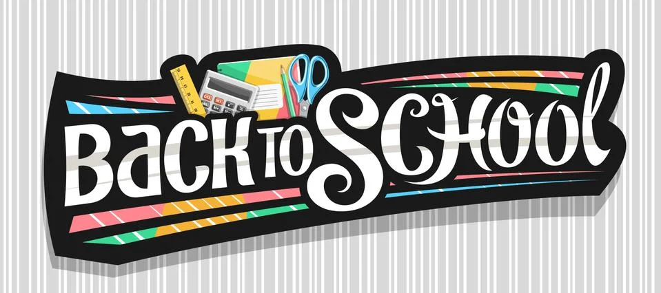 Vector banner for School Stock Illustration