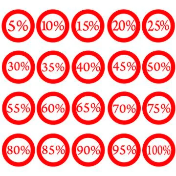 Vector banner selling interest Illustrazione stock