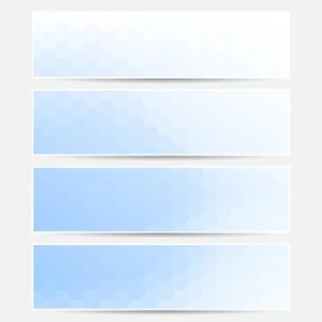 Vector banner set. Иллюстрация