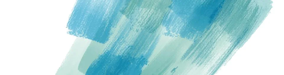 Vector banner shape isolated on white background. Hand drawn abstract paint. Stock Illustration