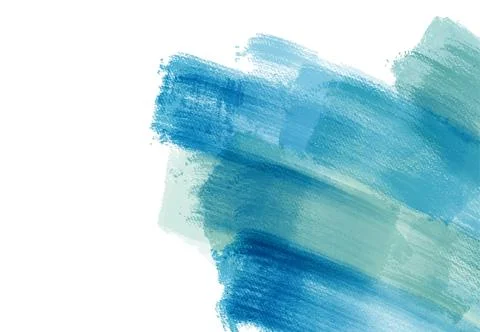 Vector banner shape isolated on white background. Hand drawn abstract paint. Stock Illustration