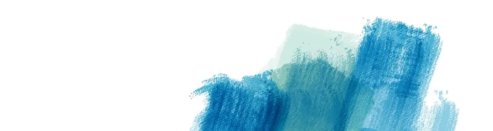 Vector banner shape isolated on white background. Hand drawn abstract paint. Stock Illustration