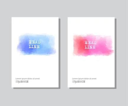 Vector banner shapes collection Stock Illustration