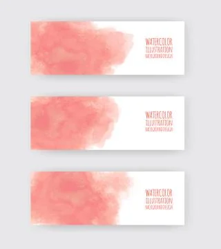 Vector banner shapes collection isolated on white Stock Illustration