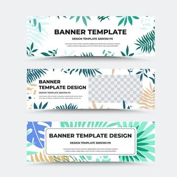 Vector banner template with modern design, booklet with info board, abstract  Stock Illustration