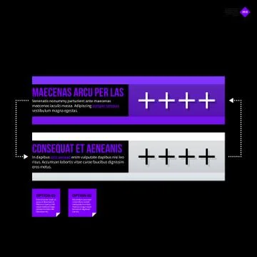 Vector banner template. Useful for web design, presentations and media. EPS10 Stock Illustration