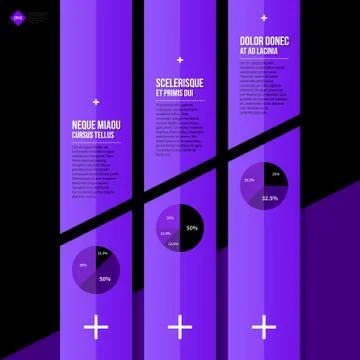 Vector banner template. Useful for web design, presentations and media. EPS10 Stock Illustration