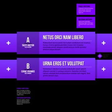 Vector banner template. Useful for web design, presentations and media. EPS10 Stock Illustration