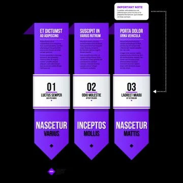 Vector banner template. Useful for web design, presentations and media. EPS10 Stock Illustration