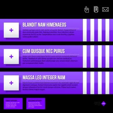 Vector banner template. Useful for web design, presentations and media. EPS10 Stock Illustration