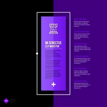 Vector banner template. Useful for web design, presentations and media. EPS10 Stock Illustration