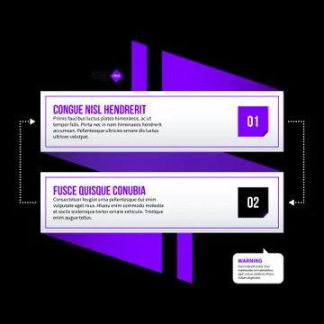 Vector banner template. Useful for web design, presentations and media. EPS10 Stock Illustration