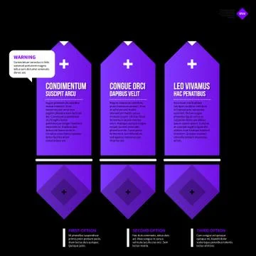 Vector banner template. Useful for web design, presentations and media. EPS10 Stock Illustration