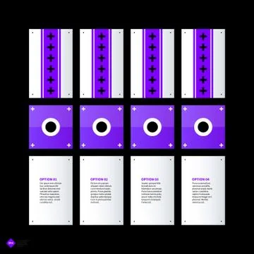 Vector banner template. Useful for web design, presentations and media. EPS10 Stock Illustration