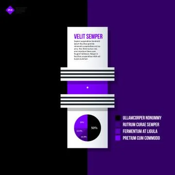 Vector banner template. Useful for web design, presentations and media. EPS10 Stock Illustration