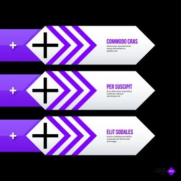 Vector banner template. Useful for web design, presentations and media. EPS10 Stock Illustration