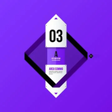 Vector banner template. Useful for web design, presentations and media. EPS10 Stock Illustration