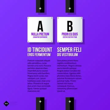 Vector banner template. Useful for web design, presentations and media. EPS10 Stock Illustration