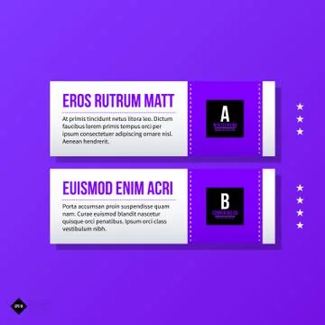 Vector banner template. Useful for web design, presentations and media. EPS10 Stock Illustration