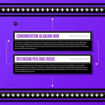 Vector banner template. Useful for web design, presentations and media. EPS10 Stock Illustration