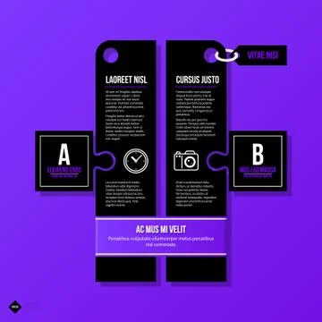 Vector banner template. Useful for web design, presentations and media. EPS10 Stock Illustration