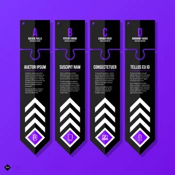 Vector banner template. Useful for web design, presentations and media. EPS10 Stock Illustration