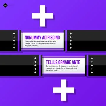 Vector banner template. Useful for web design, presentations and media. EPS10 Stock Illustration