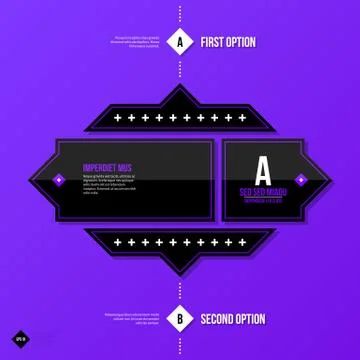 Vector banner template. Useful for web design, presentations and media. EPS10 Stock Illustration