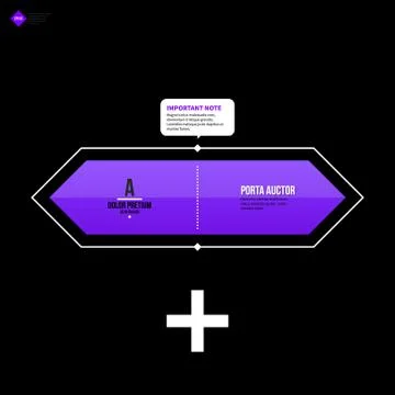 Vector banner template. Useful for web design, presentations and media. EPS10 Stock Illustration
