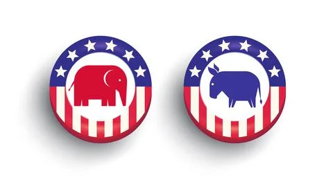 Vector banner with text of vote on abstract background. Vector poster for ame 스톡 일러스트