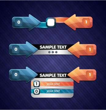 Vector banner tournaments Stock Illustration