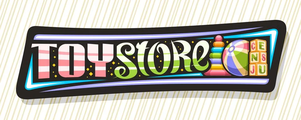 Vector banner for Toy Store Stock Illustration