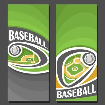 Vector banners for Baseball Stock Illustration
