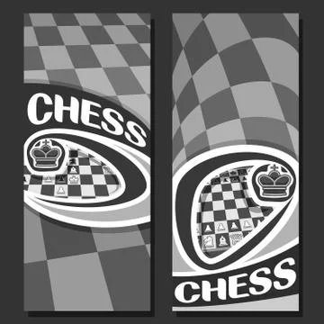 Vector banners for Chess Stock Illustration